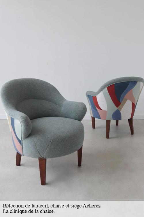 Réfection de fauteuil, chaise et siège  acheres-78260 La clinique de la chaise
