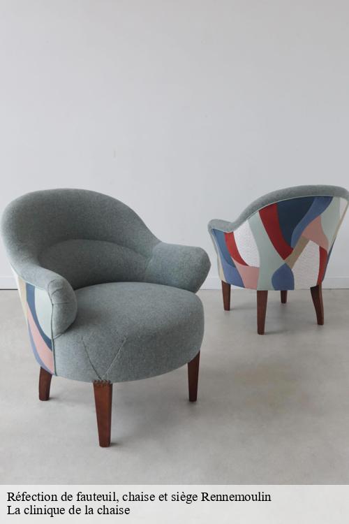 Réfection de fauteuil, chaise et siège  rennemoulin-78590 La clinique de la chaise