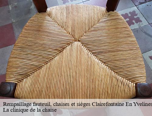 Rempaillage fauteuil, chaises et sièges  clairefontaine-en-yvelines-78120 La clinique de la chaise